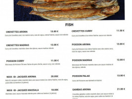 Aroma menu