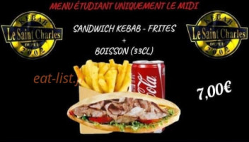 Le Saint Charles Kebab food