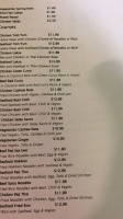 Kala Thai menu