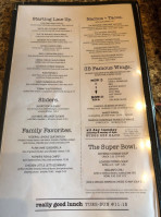 3 Brothers Corner Tavern menu