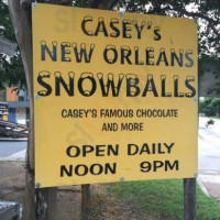 Casey's New Orleans Snowballs outside