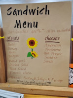 Shiloh General Store menu