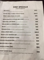 Mecca Gourmet menu