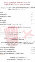 Des Ailes menu