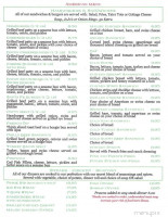 La Pinata Family Mexican menu