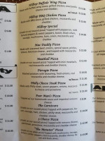 Hilltop Pizza Shop menu