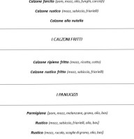 Da Zio Pietro menu