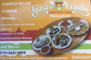 Gusto Criollo food