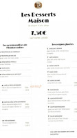 L'embarcadère menu