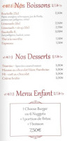 Les Deux Rives menu