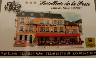 Hostellerie de la Poste food