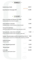 Le Bistrot de l'Alouette menu