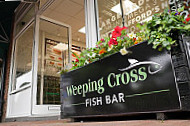 Weeping Cross Fish outside