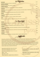 Cociss Pizza menu