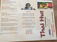 Thai Hut menu