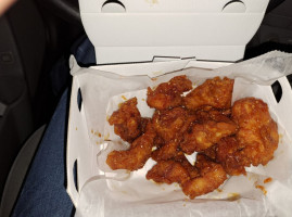 Bb.q Chicken inside