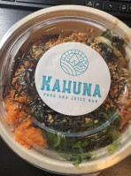 Kahuna Poke and Juice Bar food