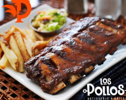 Los Pollos Rotisserie Grill food