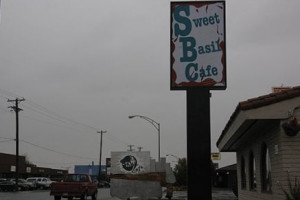 Sweet Basil Cafe outside