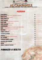 Al Campanile menu