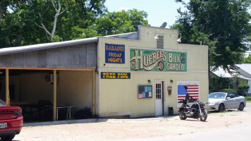 Huebel's Bier Garden outside