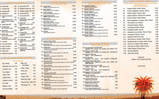 Ruby Asian Bistro menu