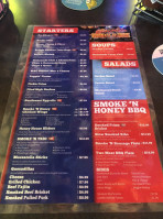 Smoke'n Honey House menu