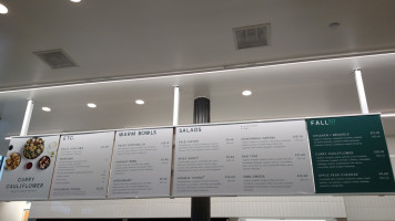 Sweetgreen Summer St menu