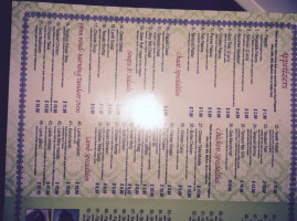 Star Indian Cuisine menu