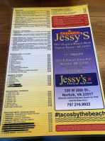 Taqueria Jessy's menu