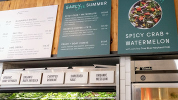 Sweetgreen menu