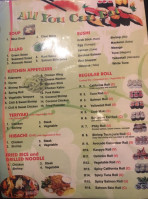 Tokyo Sushi menu