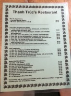 Thanh Van menu