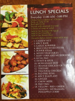 Riverside Thai Cuisine menu