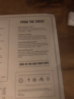 Mill Street Tavern menu