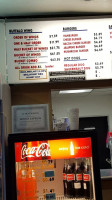 Wings Express menu