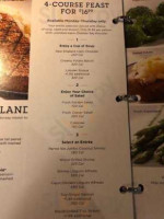 Red Lobster menu