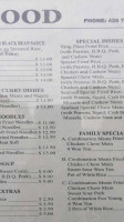 Hilltop Takeaways menu