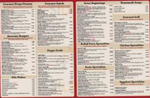 Gourmet Italian Cuisine menu