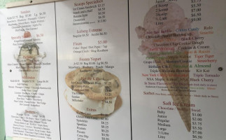 YDB Scoops menu