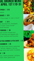 Desmond's Island Soul Grill menu