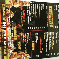 Franky's Souvlaki menu