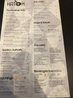 Hatch Early Mood Food menu