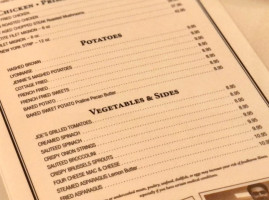 Joe's Seafood, Prime Steak Stone Crab menu