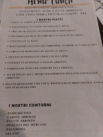 Perbacco menu