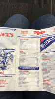 Kojack's menu