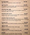 Mercado Negro menu