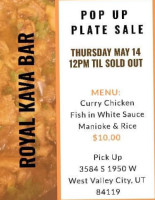 Royal Kava Llc menu