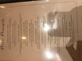 Osteria Panevino menu