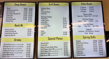 Rolls And Grill menu